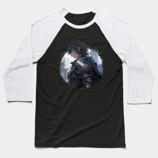 Warrior Knight - Anime Shirt Baseball T-Shirt